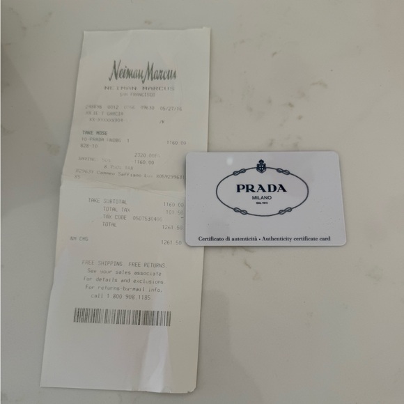 Prada Saffiano Lux Galleria Front Pocket Tote Cammeo - Picture 9 of 10